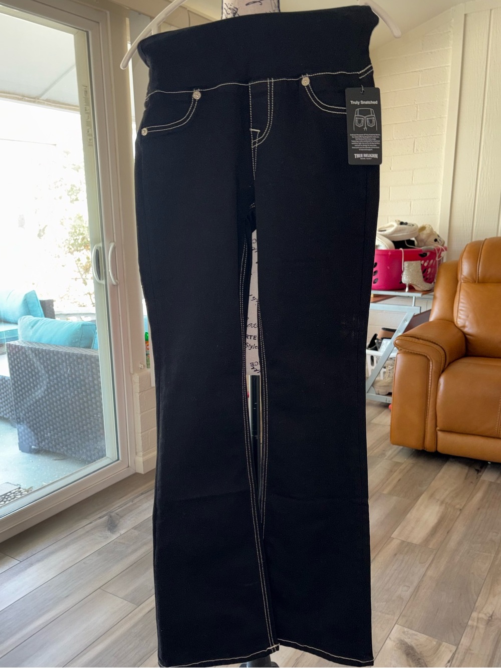 TRUE RELIGION TRULY SNATCHED BECCA HR BOOTCUT PULL-UP JEANS — NWT — 25